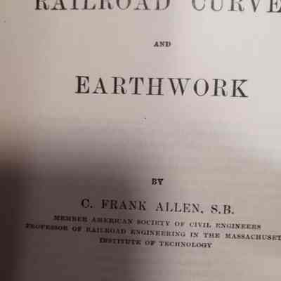 Railway curves and earthwork