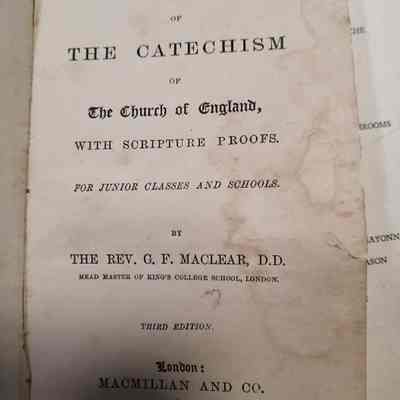 First class book of the catechism of The Church of England
