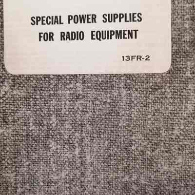Special power supplies for radio equipment