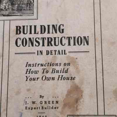 Building construction in detail