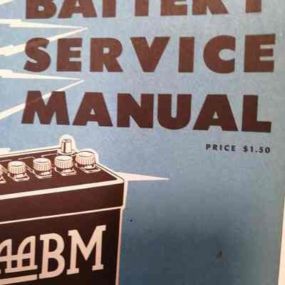 Battery service manual