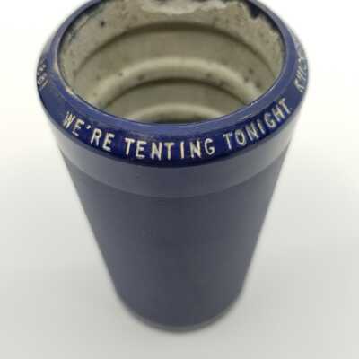 Cylinder Record, Bakelite - We're Tenting Tonight - Knickerbocker Quartette - 1913 - Edison 1881 - Senkler Estate Collection