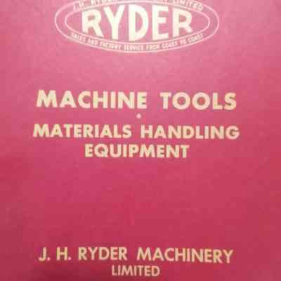 Machine tools. Materials handling equipment