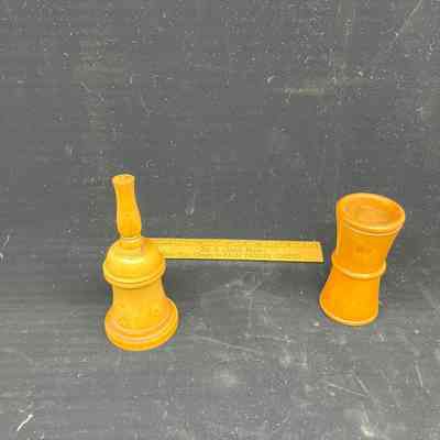 Wooden condiment set