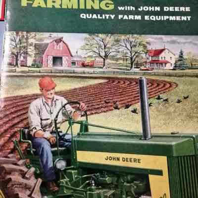 Modern farming with John Deere quality farm equipment