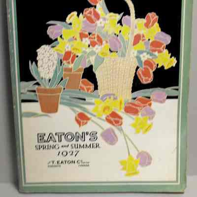 1927 edition of the T. Eaton Co., Limited, catalogue for spring and summer.