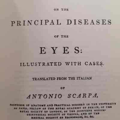 Practical observations on the principal diseases of the eyes. Illustrated with cases. Translated from the Italian of Antonio Scarpa.
