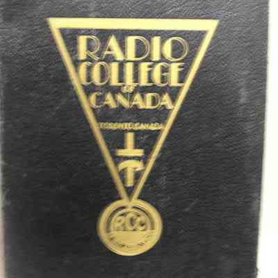 Radio College of Canada circuit manual.