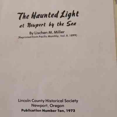 Haunted light at Newport by the sea. Reprinted from Pacific Monthly, Vo II, 1899
