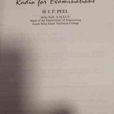 Radio for examinations