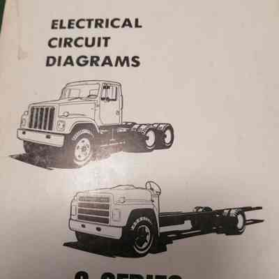 International trucks. Electrical circuit diagrams. S-series