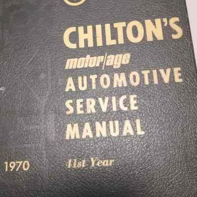 Chilton's motor/age automotive service manual