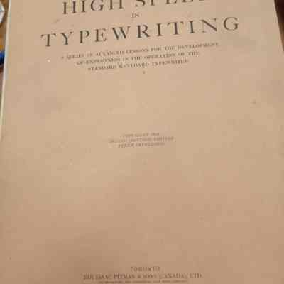 High speed typing