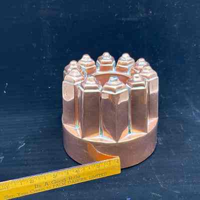 Victorian copper Jelly mold