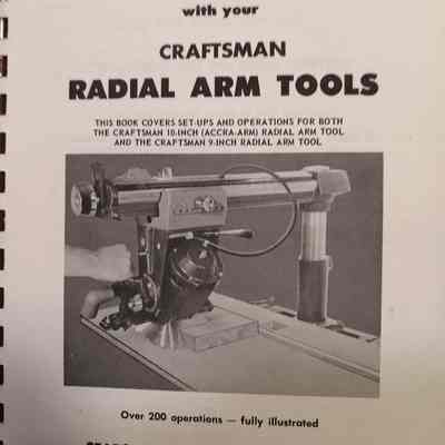 Craftsman radial arm tools