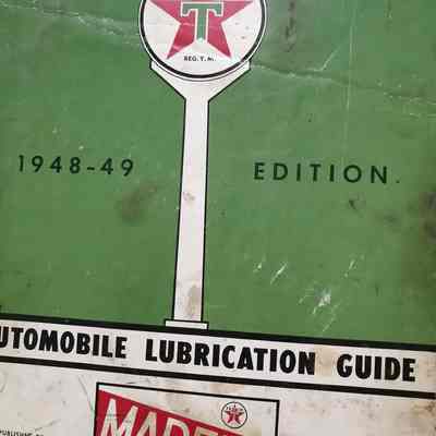Automobile lubrication guide