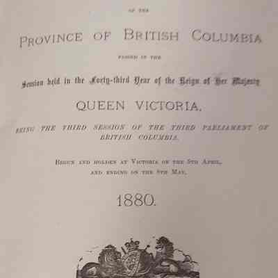 Statutes of the Province of British Columbia passed in the session held in the forty-third year of thre reign of Her Majesty Queen Victoria