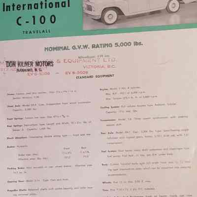 International C - 100 travelall