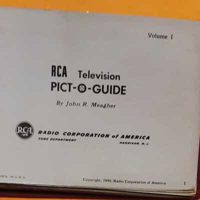 RCA television pict-o-guide.