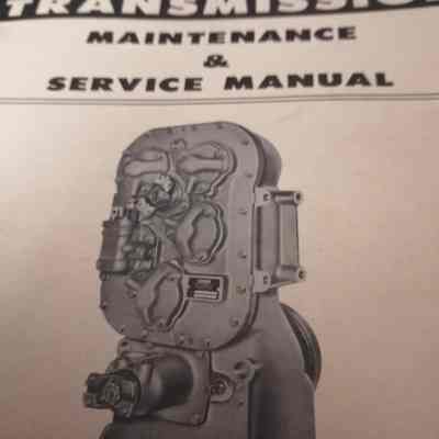Clark transmission maintenance and service manual