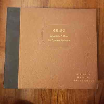 Wilhelm Bachaus, New Symphony Orchestra-Grieg Concerto in A Minor-Victor DM204-1940