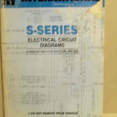 International S-Series electrical circuit diagrams.
