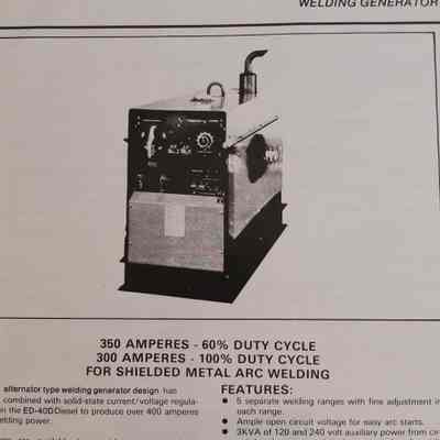 Proline ED-40D diesel driven DC constant current welding generator
