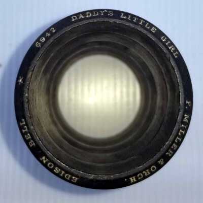 Cylinder Record, Wax - Daddy's Little Girl - Frank Miller - 1906 - Edison Bell 6942 - Pop