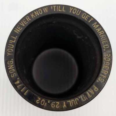 Cylinder Record, Bakelite - You'll Never Know 'Till You Get Married - Bob Roberts - 1909 - Indestructible 1174 - Pop