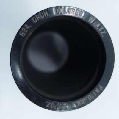 Cylinder Record, Bakelite - Delores Waltz - Indestructible Orchestra - 1908 - Indestructible 824