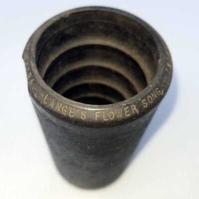 Cylinder Record, Wax - Lange's flower song - Edison Symphony Orchestra - 1902 - Edison Gold Moulded Record: 7920 - Other