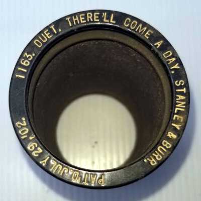 Cylinder Record, Bakelite - There'll Come A Day - Stanley & Burr -1909 - Columbia 1163 - Pop