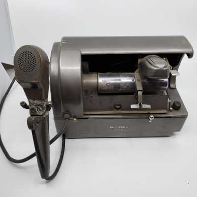 Dictaphone Model AE - Dictating Machine - Wax Cylinder - circa 1940's