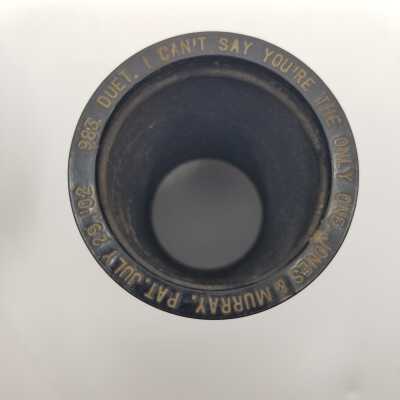 Cylinder Record, Bakelite - I Can't Say You're The Only One - Ada Jones - 1909 - Indestructible 983