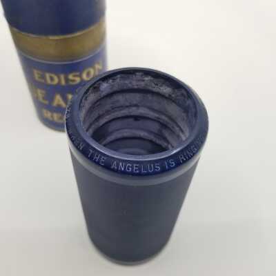 Cylinder Record, Bakelite - When The Angelus Is Ringing - Gillette & Chorus - 1914 - Edison 2428