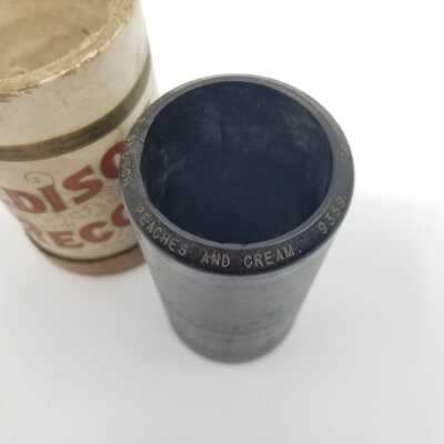 Cylinder Record, Wax - Vaudeville Sketch: Peaches And Cream - Ada Jones - 1906 - Edison 9359