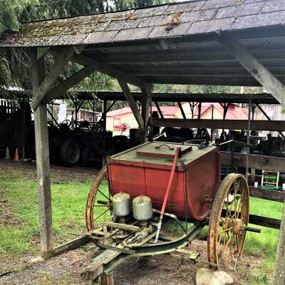 Crop Sprayer with wooden tank