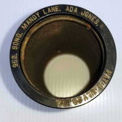 Cylinder Record, Bakelite - Mandy Lane - Ada Jones - 1909 - Indestructible 952 - Pop
