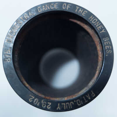 Cylinder Record, Bakelite - Dance Of The Honey Bees - Indestructible Orchestra - 1908 - Indestructible 875 - Classical
