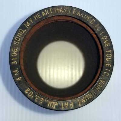 Cylinder Record, Bakelite - My Heart Has Learned To Love You - Walter Van Brunt - 1910 - Indestructible 4m 3106 - Pop