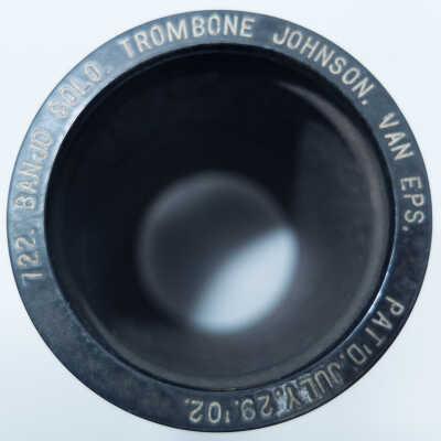 Cylinder Record, Bakelite - Trombone Johnson - Fred van Eps - 1908 - Indestructible 722