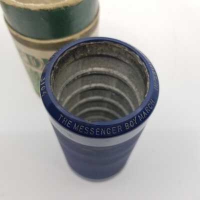 Cylinder Record, Bakelite - The Messenger Boy March - Imperial Marimba Band - 1917 - Edison 3104