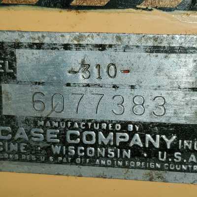 Tractor - J.I. Case, Model 310, Year 1957