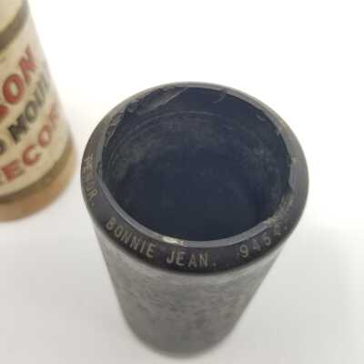 Cylinder Record, Wax - Bonnie Jean - Byron G. Harlan - 1907 - Edison Gold Moulded Record: 9454