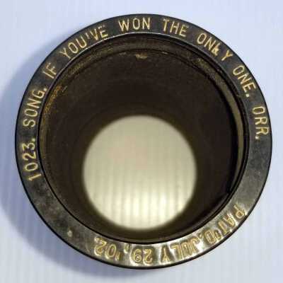 Cylinder Record, Bakelite - If You've Won The Only One - Charles Orr - 1909 - Indestructible 1023 - Pop