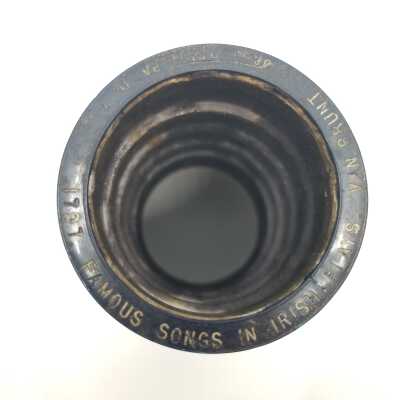 Cylinder Record, Bakelite - Famous Songs in Irish Plays - van Brunt - 1913 - Edison 1797
