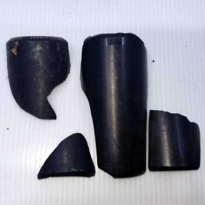 Cylinder Record, Wax- Fragments, Various: Chips & Unidentifiable Cylinders