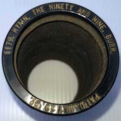 Cylinder Record, Bakelite - The Ninety And Nine - Henry Burr - 1909 - Indestructible 1179 - Religious