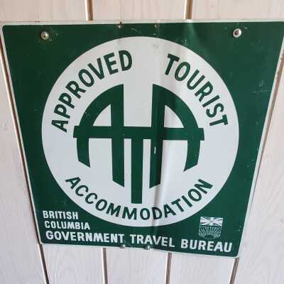Sign - BC Tourist Approved Accommodation