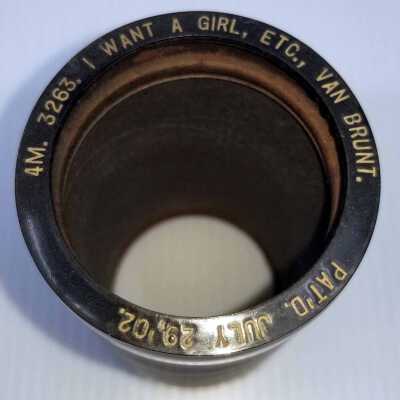 Cylinder Record, Bakelite - I Want A Girl (just like the girl that married dear old dad) - Walter van Brunt - 1911 - Indestructible 4m 3263 - Pop